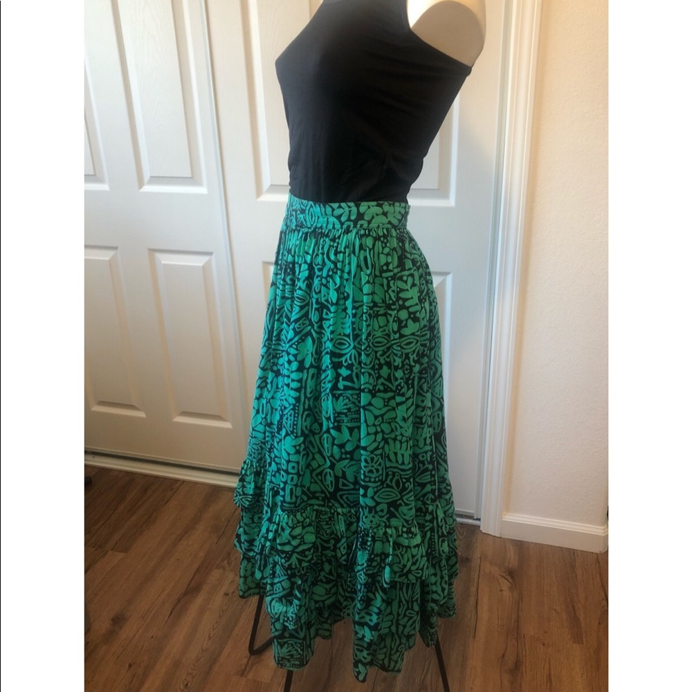 Vintage 80’s Liz Sport Skirt Tropical, Petite Sz 8 - Picture 2 of 11